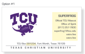 Business Card Layout #1